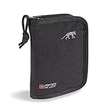 Tasmanian Tiger Geldbeutel TT Wallet RFID B TÜV geprüfte Brieftasche Ausleseschutz Geldbörse NFC Auslesesicher Portemonnaie Kreditkarten-Tasche, Black