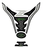 BIKE-label Tankpad 3D grün Schwarz Motorrad Tankschutz kompatibel für Kawasaki Z900 502928-V