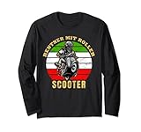 Vintage Motorroller Scooter retro für Rollerfahrer T-Shirt Lang