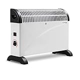 TROTEC TCH 20 E Heizgerät Mit Frostwächter Stufenloser Thermosteuerung (750 W/1.250 W/2.000 W) Konvektor R