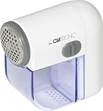 Clatronic MC 3240 Mini-Cleaner, ideal zum einfachen Entfernen von Flusen/Pilling, handliche Größe, weiß/b