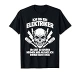 Elektriker Geschenk für Elektromeister Meister Strom Männer T-S