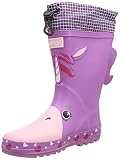 Regatta Unisex-Erwachsene Mudplay Jnr Gummistiefel, Unicorn/ROrc, 39 1/3 EU