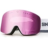 Sinner Pine Skibrille – Herren und Damen – 100% UV Schutz - Doppel-Objektiv – Anti Beschlag – Skihelm Kompatibel – Brillenträger – Schwarz/R