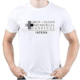 Grey Sloan Memorial Hospital Intern Greys Anatomy Gift Herren T-Shirt Weiß L