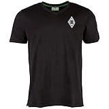 Kappa Herren Borussia Mönchengladbach T-Shirt, Schwarz (005 black), M (Herstellergröße: M)