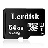 Lerdisk Micro-SD-Karte von der 3C Gruppe autorisiertes Lizenzprodukt (64 GB, 1 Stück)