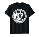 Chinesische Mythologie Drache Ying Yang Neujahrsfest T-S