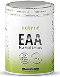 EAA PULVER 500g Neutral - Höchste Dosierung - Instant EAAs ohne Süßstoff, Zusatzstoffe & künstlichen Geschmack - essentielle Aminosäuren - Vegan E