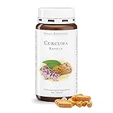 Sanct Bernhard Curcuma-Kapseln, je Kapsel mit 340mg Extrakt aus Curcuma Ionga mind. 95 % Curcuminoide und 50mg Cholin, Inhalt 180 Stück