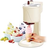 WXLPY Eismaschine 1L mit Kompressor Softeismaschine für Hauseismaschine Frozen Yogurt Maker Eismaschine Bereits Dessert in 10 M