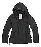 Surplus Raw Vintage Ladies Windbreaker, schwarz, L