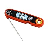 Ruankenshop Kochthermometer Digital Fleischthermometer Fleisch Kochen Thermometer Fleisch Thermometer Wireless Zucker Thermometer R