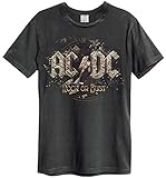 Amplified Herren ACDC Rock Or Bust Tour Sport T-Shirt, Dunkelgrau, M