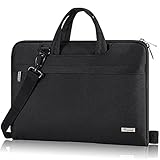 Voova Laptoptasche 13 13.5 14 Zoll Laptop Tasche Hülle mit Griff Schulterriemen, Laptop Notebook Tasche für 2012-2021 MacBook Air Pro M1 HP Dell Acer ASUS Samsung Damen Herren Mädchen Frauen Schw