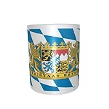 U24 Tasse Kaffeebecher Mug Cup Flagge Freistaat Bay