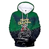 BOLANQ Sweatshirt Hoodie Herren- und Damenmode Weihnachten 3D Print Kapuzenpulli Kapuzenpullover Casual Sweatshirt Tops Pullover Tops Casual H