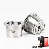 CAPSULONE Wiederverwendbare Edelstahl-Kapseln, Filter passend für K-fee Kfee Espresso-Kap