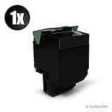 Eurotone Kompatibler Toner SCHWARZ XXL für Lexmark CS310n / CS310dn Drucker - ersetzt 702HK High Y