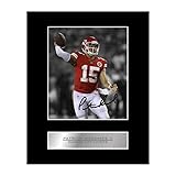 Patrick Mahomes II Foto mit Autogramm von Kansas City Chiefs #01 NFL