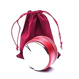 HUNDU 51/53/58mm Kaffeeverteiler,Kaffeeverteiler,Kaffeeverteilung Werkzeug Professionelle Espresso Hand Tamper (Base Diameter : 58mm, Color : Red)