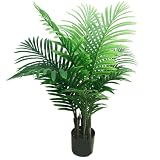 PrettyPflanzen Kunstpalme 80cm | Kleine Künstliche Palme | Areca Kunstpalme im Top