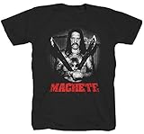 Machete Action Film Kult Terror Mexiko Hollywood Retro schwarz T-Shirt Shirt M