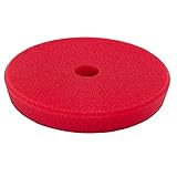 Polytop Cutting Pad Excenter rot 140 x 25 mm - Polierpad für Exzenter Poliermaschinen - Auto Politur Zubehö