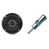 JBL Car GTO 629 6,5' (165 mm) 180 Watt 2-Wege Koaxialer Auto-HiFi Lautsprecher mit JBL Plus One Technologie (1 Paar) - Schwarz & A.I.V Autoradio-Antennenadapter Din-ISO, 812444.12