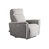 FUCHEN Fernsehsessel,verstellbar​,mit Armlehnen Stoffgepolstertes Freizeitsofa,für Lounge Cinema.86×100×100