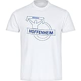 Herren T-Shirt Fankurve Hoffenheim - weiß - Größe S bis 5XL, Größe:S, Farbe:weiß