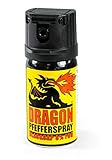 Dragon Pfefferspray Blackcap, Breitstrahl, 40 ml, Flip-Top Deckelkapp