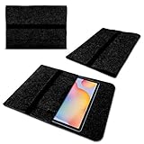 Schutzhülle kompatibel für Samsung Galaxy Tab S6 Lite Sleeve Tasche Hülle Filz Case Tablet Cover, Farbe:Dunkel G