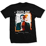 Johnny Cash Herren T-Shirt Outlaw schw