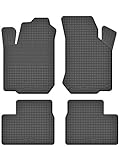 KO-RUBBERMAT Gummimatten Fußmatten 1.5 cm Rand geeignet zur OPEL Corsa A, B, C (1982-2006) ideal angepasst 4 -Teile EIN S