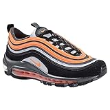 Nike Jugend Air Max 97 GS Textile Leather Wolf Grey Total Orange Trainer 38 EU