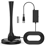 Bqeel DVBT2 Antenne DVB-T2 TV Antenne,Leistungsstarke Zimmerantenne 4K HD TV Receiver Antenne für Innen und Außen,starker DVB-T, DVB-T2 Empfang,