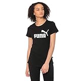 PUMA Damen T-shirt, Cotton Black, XS