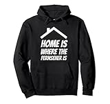 Home Is Where the Fernseher Is Lustiger Zu Hause Spruch Pullover H