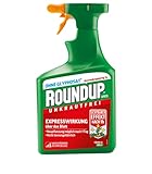 Roundup Express Unkrautfrei, Unkrautvernichter, zur Bekämpfung von Unkräutern, Gräsern und Moos, 1 Liter Sprü