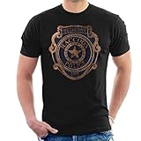 Raccoon Police Badge Resident Evil Men's T-S