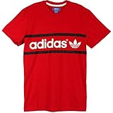 adidas Originals M Logo T-Shirt Tshirt rot, Größe:L
