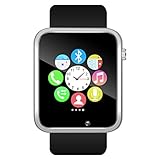 KUNWFNIX Smartwatch, 3,8 cm (1,5 Zoll) Touchscreen, Fitness-Tracker mit Herzfrequenzmesser, Schrittzähler, Smartwatch mit SIM-Kartenschlitz, Kamera, kompatibel für Männer, Frauen,