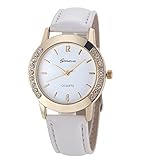 Armbanduhr Damen Uhren Schmuck Quarzuhr Analog Edelstahlarmband Muttertagsgeschenk Geburtstagsgeschenk Mode Frauen Mädchen Mode Frauen Diamant Analog Kunstleder Quarz Armbanduhren U