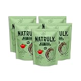 Natruly Kale Chips Italian Style – Gesunde Knabberei: Knusprige Bio-Grünkohlchips mit Samen Tomaten & Oregano, Glutenfrei -Pack 5x30g