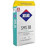 Ausgleichsmasse selbstverlaufend schnellbindend für innenbereich Zementbasis 3-30 mm ATLAS SMS 30 25Kg