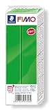 STAEDTLER FIMO soft ofenhärtende Modelliermasse, Großblock 454g (1 lb), tropischgrü