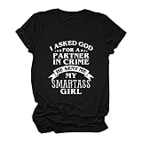 YAOBF Tunika Damen Blumen Tops V Ausschnitt Bluse T Shirt Oberteil Shirt Beige Kurzarm Tshirt Berge Hemd Modern Fit Kurzarm (Schwarz 4,L)