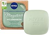 NIVEA MagicBar Feste Gesichtsreinigung Anti-Unreinheiten (75g), Gesichtsreiniger reinigt und mattiert die Haut, zertifizierte Naturkosmetik mit Tonerde & Grün-Tee-Extrak