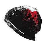 Skull Cap Beanie Caps Strickmütze Winter Sommer - Flagge Mexiko Adler Mexiko Flagg